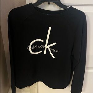 Calvin Klein Black and White Logo Sweatshirt